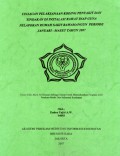 Tinjauan pelaksanaan koding penyakit dan tindakan di instalasi rawat inap guna pelaporan Rumah Sakit Rawamangun periode januari-maret tahun 2007