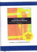 Organization behavior :emerging knowledge and practice for the real world