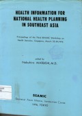 Health information for national helath planning in southeast asia
