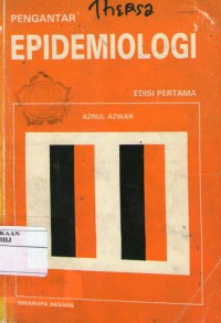 Pengantar epidemiologi