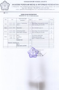 Jadwal 1B507